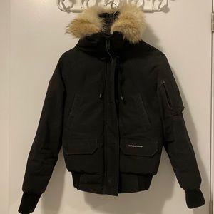 XXS Canada Goose Chilliwack bomber in black